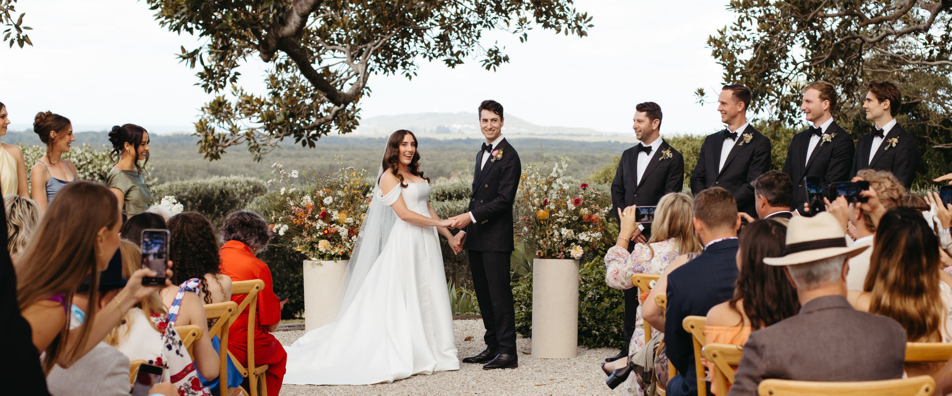 Couple getting married - wedding ceremony officiated by Chiquita Mitchell